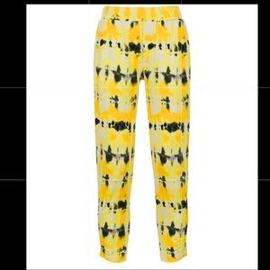 Yellow Tie-Dye Women's Pants